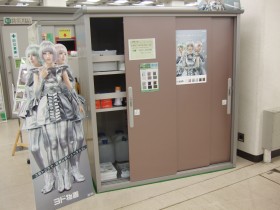 ヨド物置　展示の様子