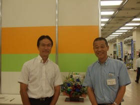 ㈱トコナメエプコス　広瀬社長との写真です。