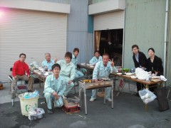 会社での焼肉バーベキュー