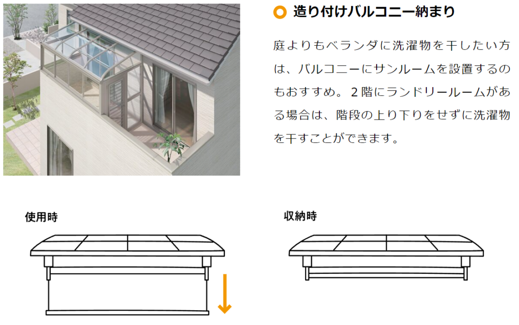 Yamasoブログ　LIXILお役立ち情報　リクシルのエクステリアで100のいいこと　31/100　サンルーム