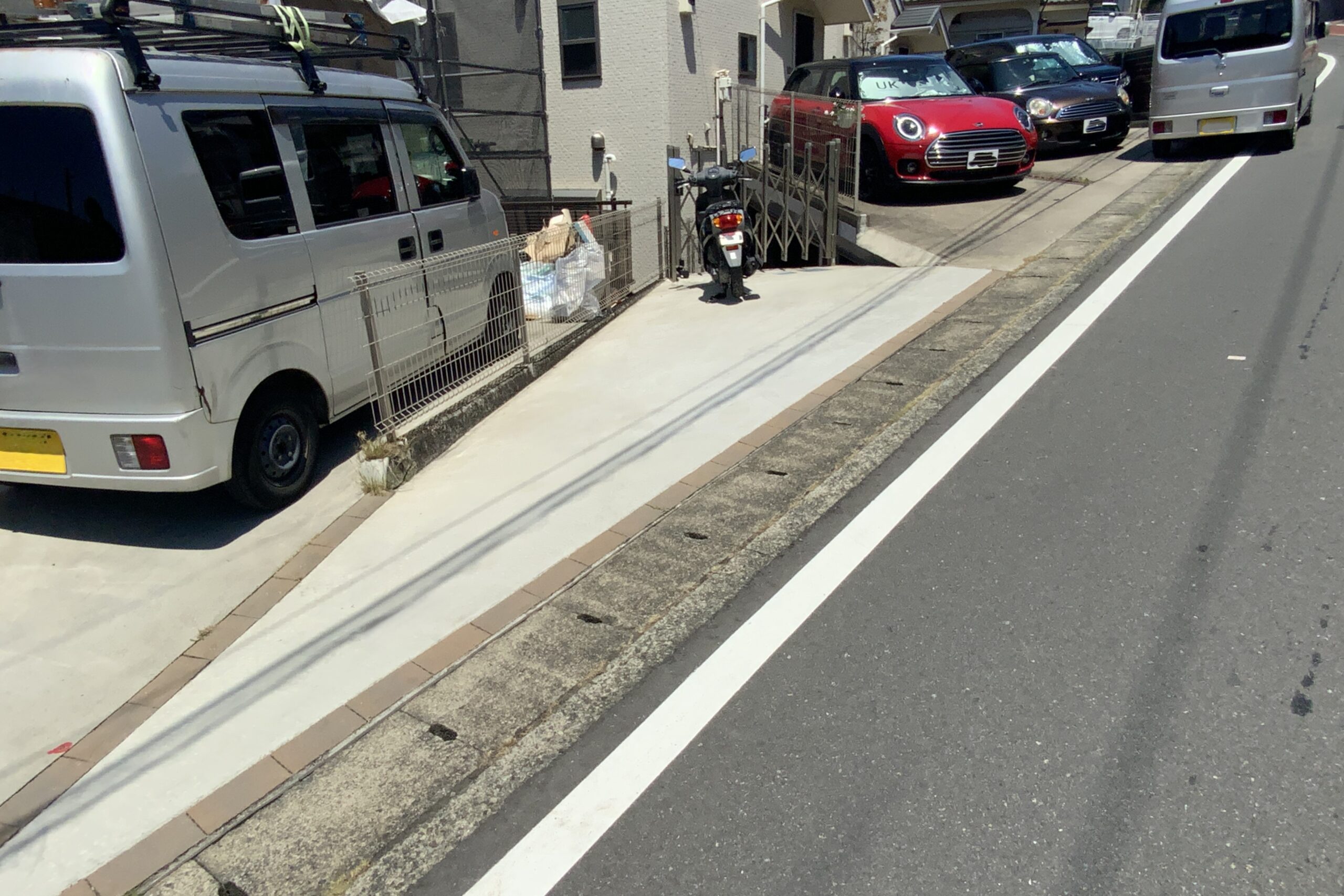 駐車場床かさ上げ工事＜横浜市O様邸＞