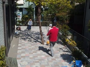 ★表示確認用★3色インターロッキング工事