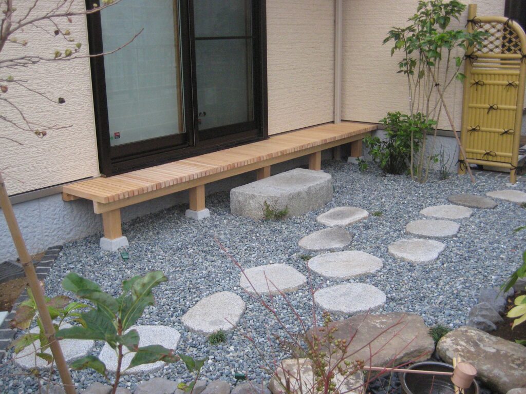 yamasoブログ　インスタ　リール動画　告知　73　お茶室前に造られた和風庭園
