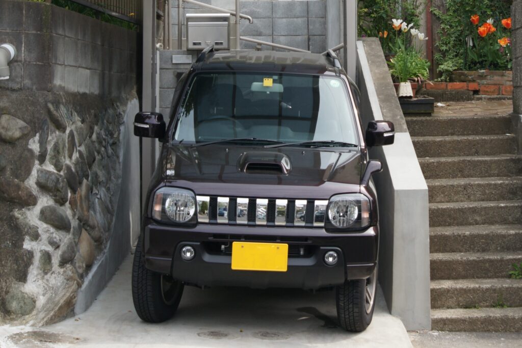 yamasoブログ インスタ リール動画 告知 77 狭小地の駐車場工事 駐車場作成 カーポート サイクルポート 工事完了 yamasoブログ インスタ リール動画 告知 77 狭小地の駐車場工事 駐車場作成 カーポート サイクルポート 工事完了