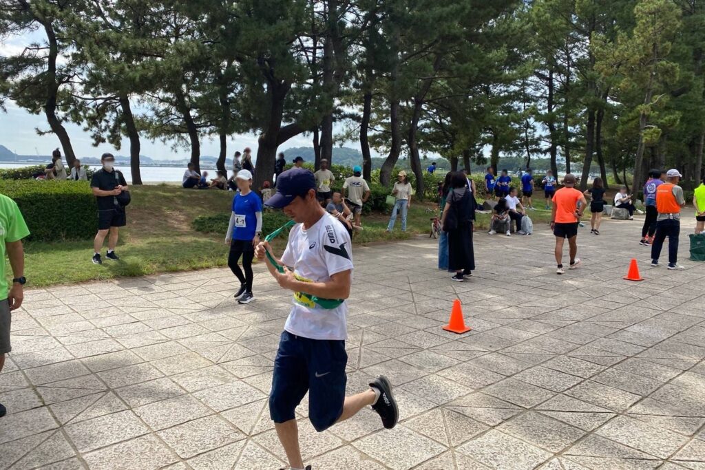 yamasoブログ　山創の健康推進会　横浜海の公園ラン　2025/09/28　第5回横浜海の公園夏マラソン　海沿い