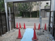 89 跳ね上げ柱取付完了 7fe79124bb3ec0972ff71ec839fbe01d