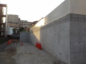 東京都大田区　擁壁工事