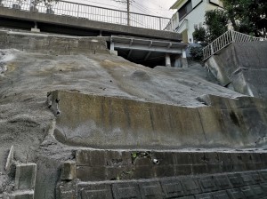 横浜市南区　モルタル吹付