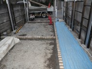 86 駐車場ピンコロ敷き完了 ccabf5921f14cb3700c7fa92699e4c18