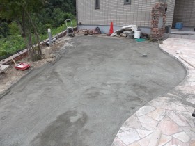 砂敷き