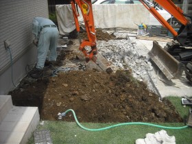 カーポート基礎工事 カーポート基礎工事