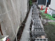 15 北面ブロック基礎コンクリート eef6c0815c325be1f72781b6b67e6387