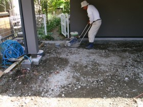 コンクリート打設　鎌倉市Ｙ様邸